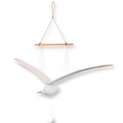 Assemble flying wooden seagull - assemble,